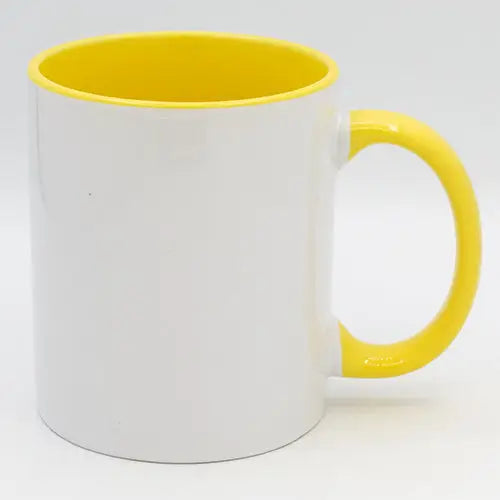 Yellow Sublimation Mug - simple